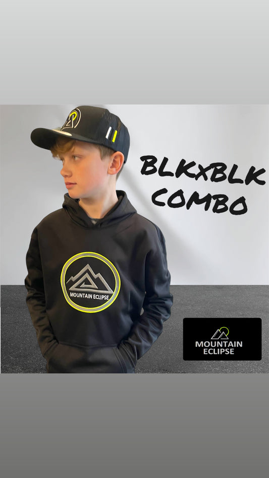 Flash Neon Hoodie Black