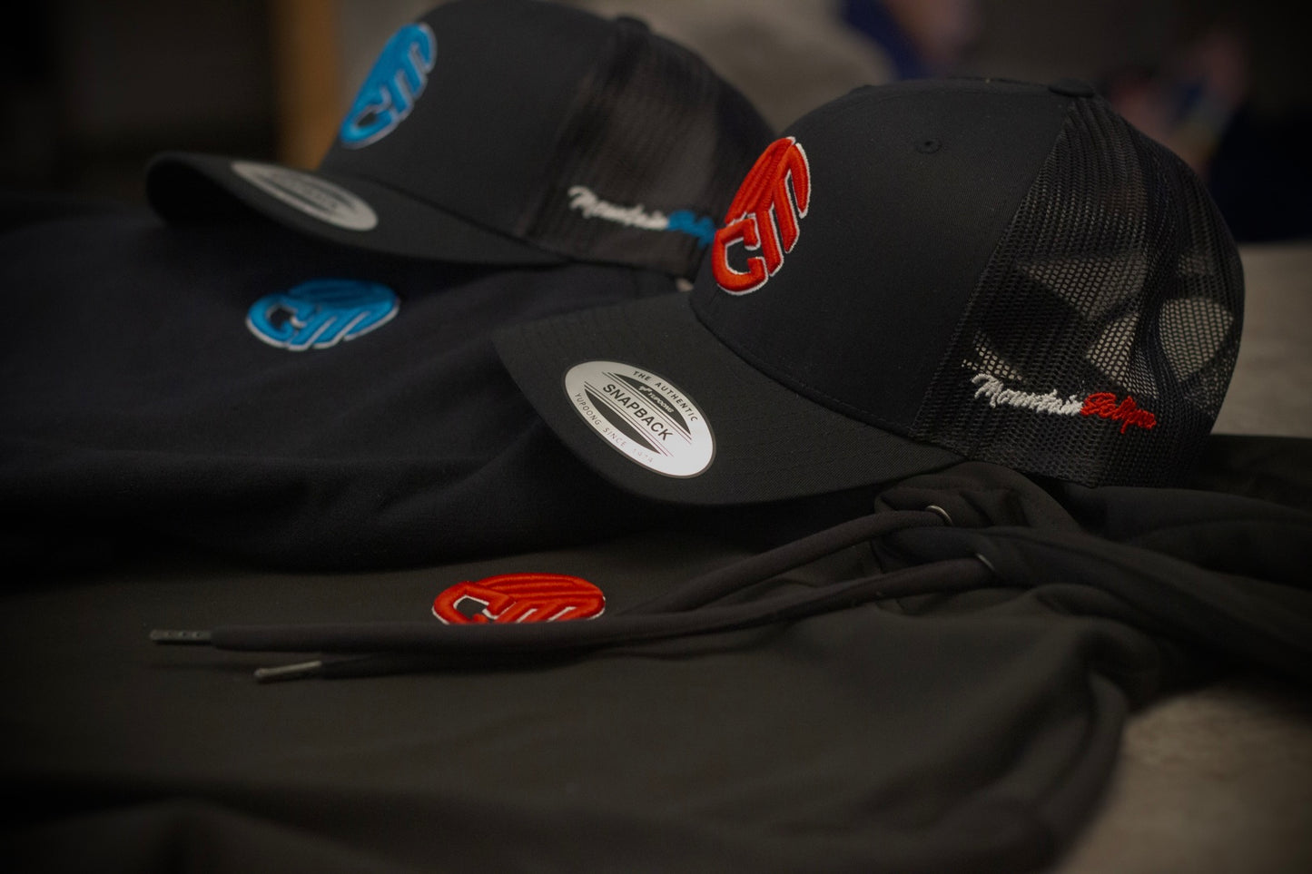 NEW Black/Red Logo Cap