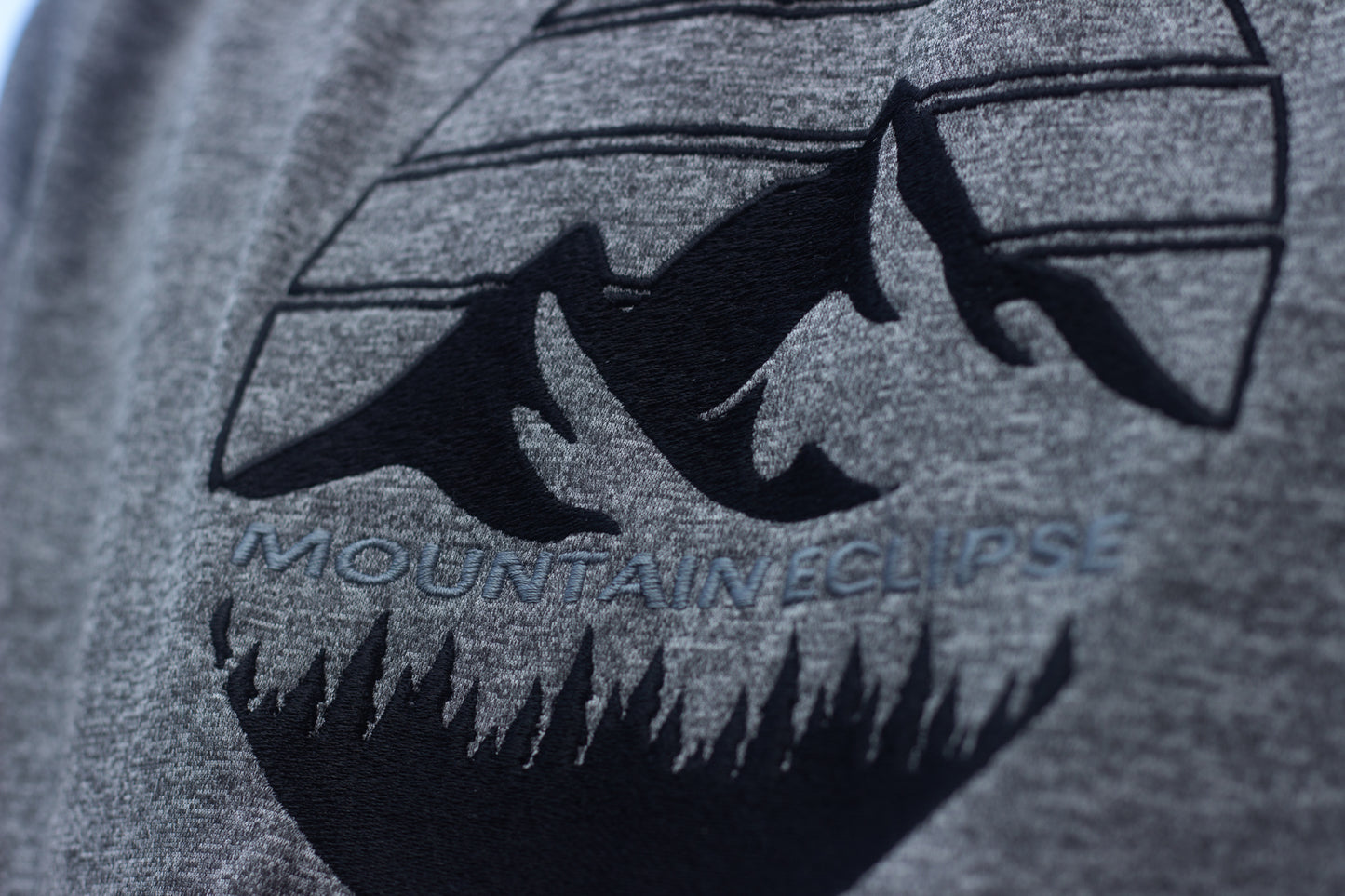Grey Marl X Black Hoodie