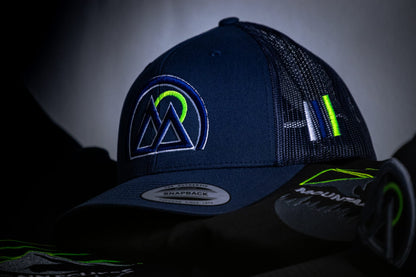Navy x Neon Cap