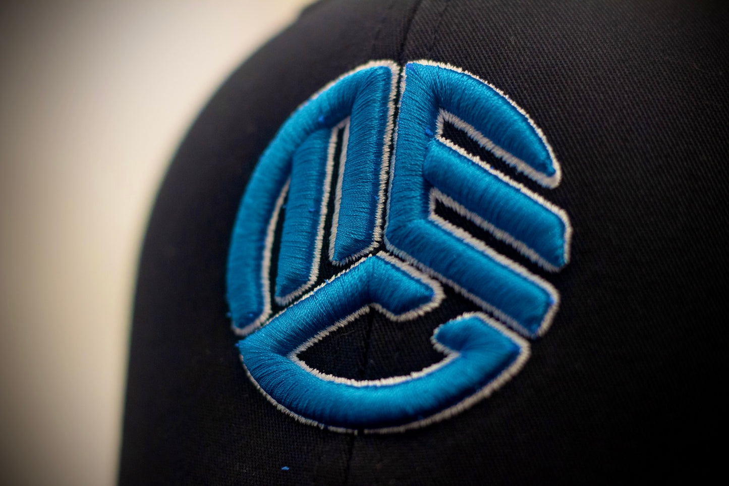 NEW Black/Blue Logo Cap