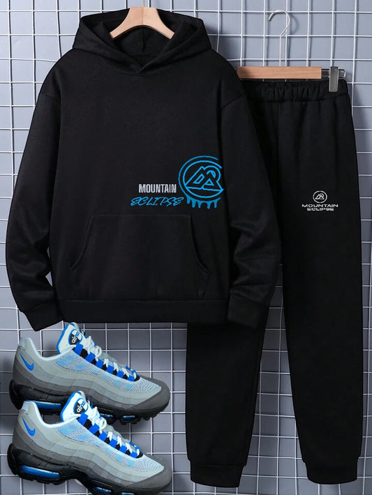 Drip Tracksuit Set (Blue)