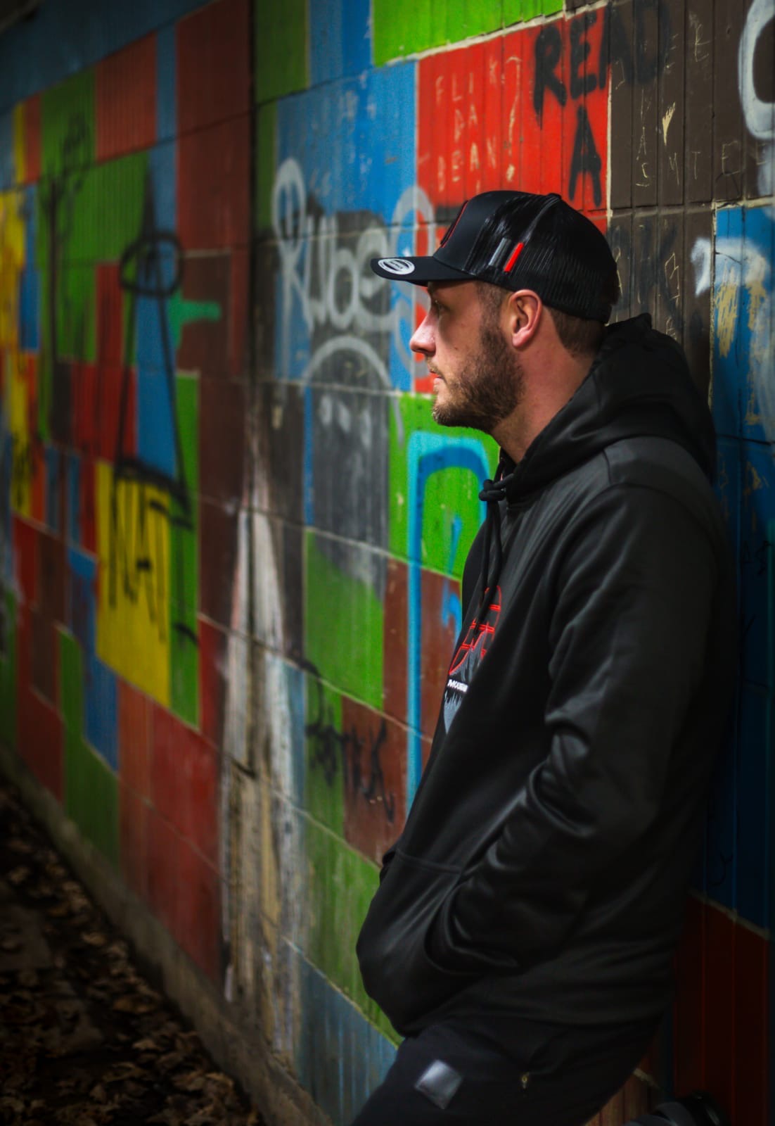 Black X Red Cap