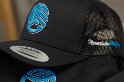 NEW Black/Blue Logo Cap
